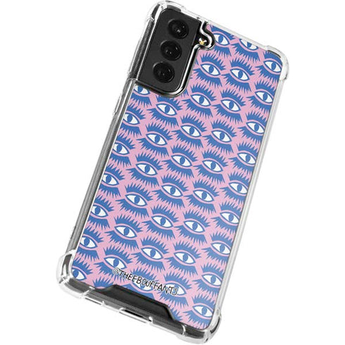 Bouffants and Broken Hearts Bold Eyes 2 Galaxy S22 Plus Clear Case