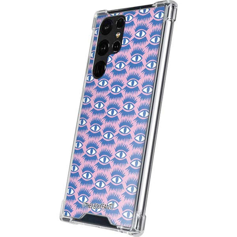 Bouffants and Broken Hearts Bold Eyes 2 Galaxy S22 Ultra Clear Case