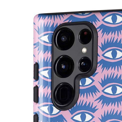 Bouffants and Broken Hearts Bold Eyes 2 Galaxy S22 Ultra Pro Case