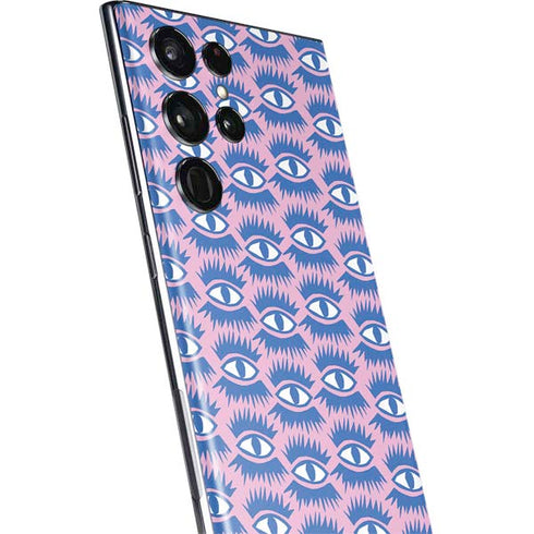 Bouffants and Broken Hearts Bold Eyes 2 Galaxy S22 Ultra Skin