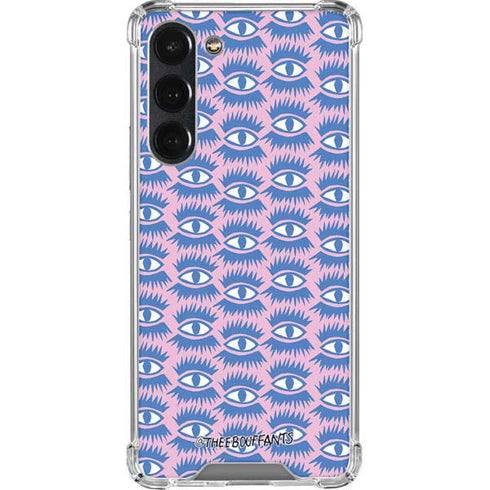 Bouffants and Broken Hearts Bold Eyes 2 Galaxy S23 Plus Clear Case