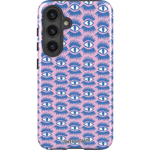 Bouffants and Broken Hearts Bold Eyes 2 Galaxy S24 Plus Impact Case