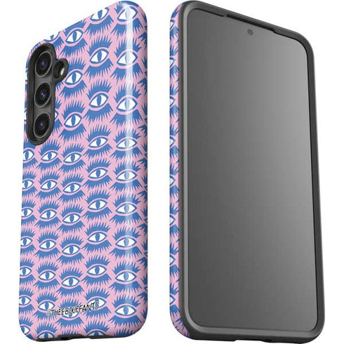Bouffants and Broken Hearts Bold Eyes 2 Galaxy S24 Plus Impact Case