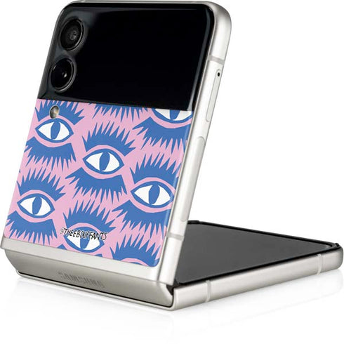 Bouffants and Broken Hearts Bold Eyes 2 Galaxy Z Flip3 5G Skin