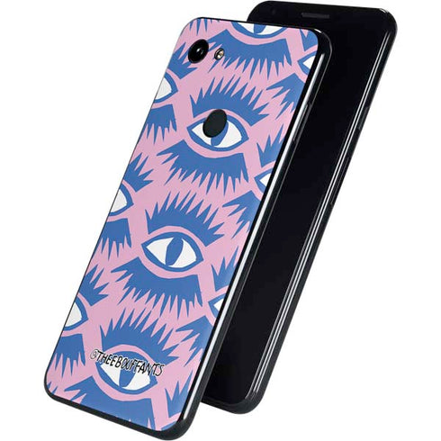 Bouffants and Broken Hearts Bold Eyes 2 Google Pixel 3a Skin