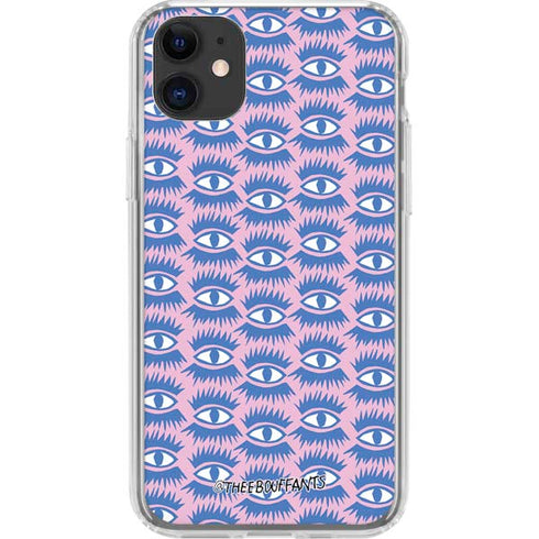 Bouffants and Broken Hearts Bold Eyes 2 iPhone 11 Clear Case