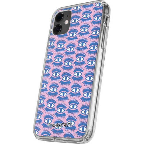 Bouffants and Broken Hearts Bold Eyes 2 iPhone 11 Clear Case