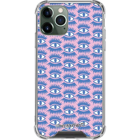 Bouffants and Broken Hearts Bold Eyes 2 iPhone 11 Pro Max Clear Case