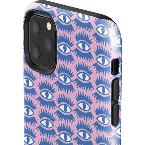 Bouffants and Broken Hearts Bold Eyes 2 iPhone 11 Pro Max Impact Case