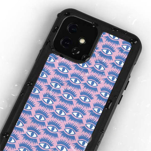 Bouffants and Broken Hearts Bold Eyes 2 iPhone 12 Waterproof Case