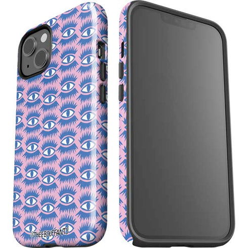 Bouffants and Broken Hearts Bold Eyes 2 iPhone 15 Plus Impact Case