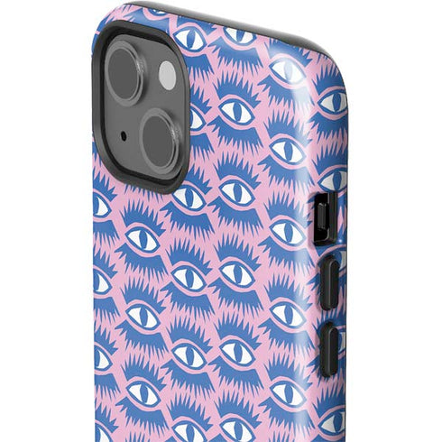 Bouffants and Broken Hearts Bold Eyes 2 iPhone 14 Impact Case