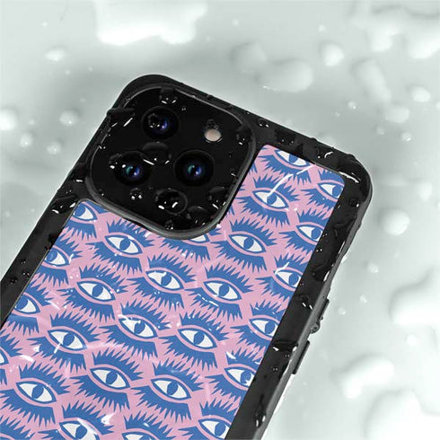Bouffants and Broken Hearts Bold Eyes 2 iPhone 14 Pro Max Waterproof Case