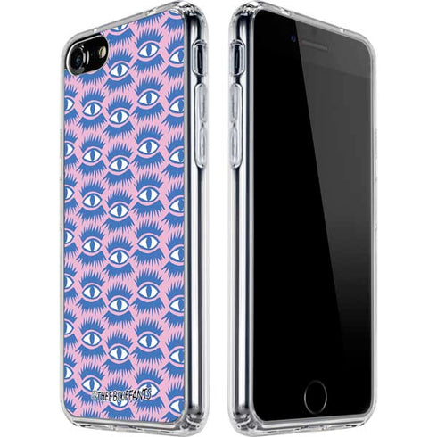 Bouffants and Broken Hearts Bold Eyes 2 iPhone SE (2nd & 3rd Gen) Clear Case