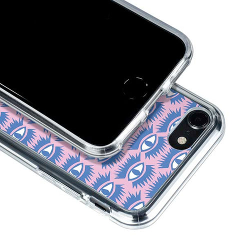 Bouffants and Broken Hearts Bold Eyes 2 iPhone SE (2nd & 3rd Gen) Clear Case