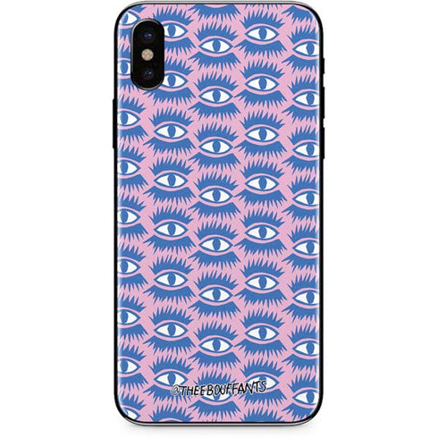 Bouffants and Broken Hearts Bold Eyes 2 iPhone X Skin