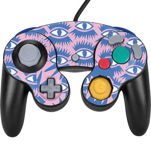 Bouffants and Broken Hearts Bold Eyes 2 Nintendo GameCube Controller Skin