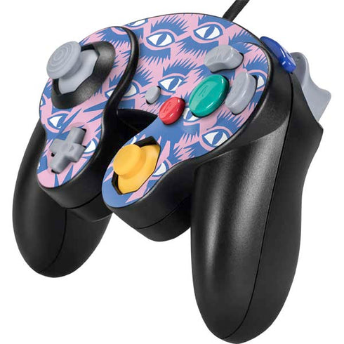 Bouffants and Broken Hearts Bold Eyes 2 Nintendo GameCube Controller Skin