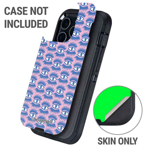 Bouffants and Broken Hearts Bold Eyes 2 Otterbox Defender iPhone Skin