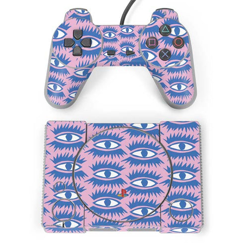 Bouffants and Broken Hearts Bold Eyes 2 PlayStation Classic Bundle Skin