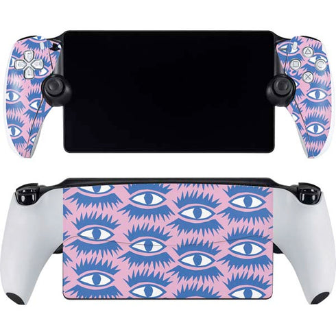 Bouffants and Broken Hearts Bold Eyes 2 PlayStation Portal Remote Player Skin