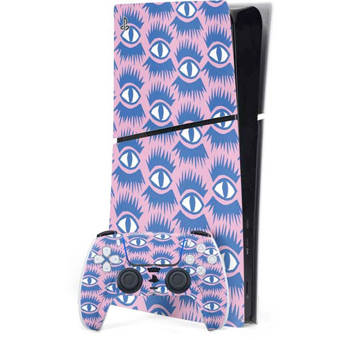 Bouffants and Broken Hearts Bold Eyes 2 PS5 Slim Digital Edition Bundle Skin