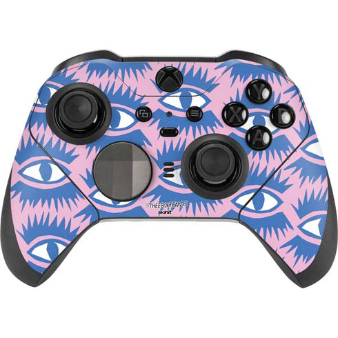 Bouffants and Broken Hearts Bold Eyes 2 Xbox Elite Wireless Controller Series 2 Skin
