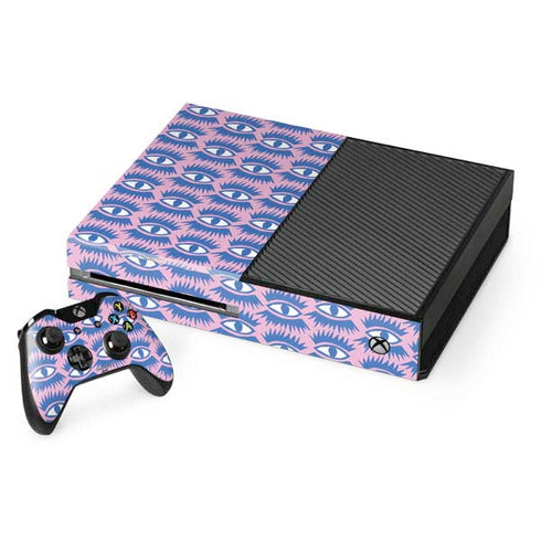 Bouffants and Broken Hearts Bold Eyes 2 Xbox One Console and Controller Bundle Skin
