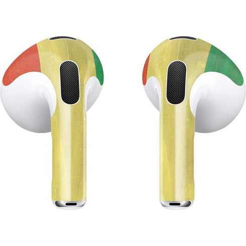 Bolivia Flag Distressed Apple AirPods (3rd Gen 2021) Skin