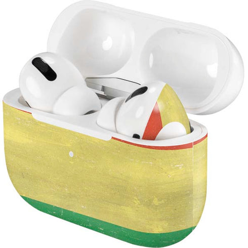 Bolivia Flag Distressed Apple AirPods Pro Skin