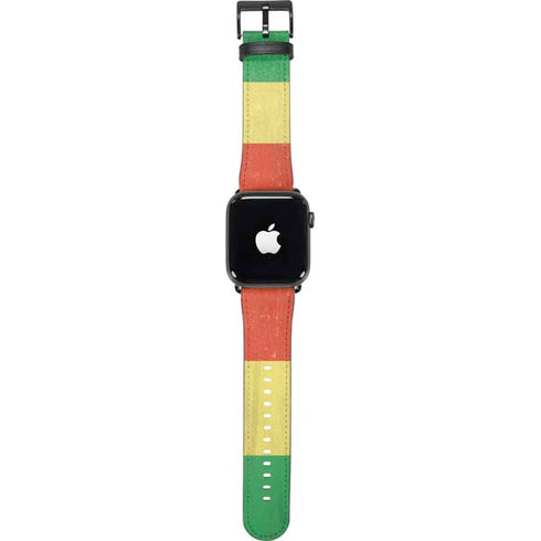 Bolivia Flag Distressed Apple Watch Band 42-44mm