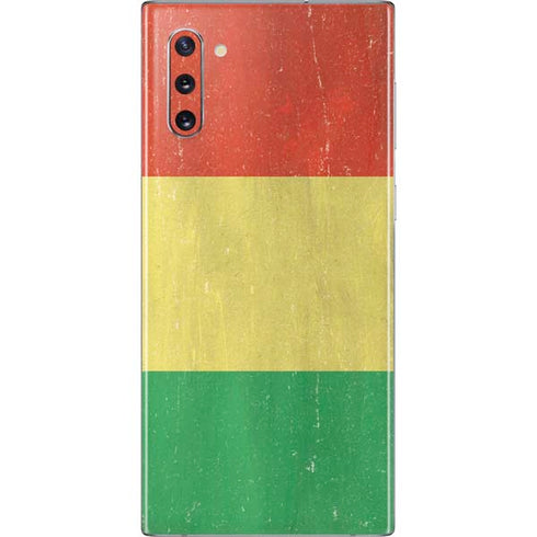 Bolivia Flag Distressed Galaxy Note 10 Skin