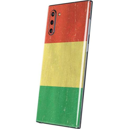 Bolivia Flag Distressed Galaxy Note 10 Skin