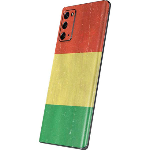 Bolivia Flag Distressed Galaxy Note20 5G Skin