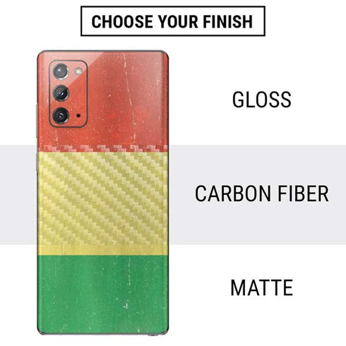 Bolivia Flag Distressed Galaxy Note20 5G Skin