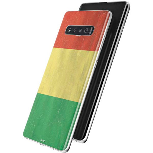Bolivia Flag Distressed Galaxy S10 Plus Skin