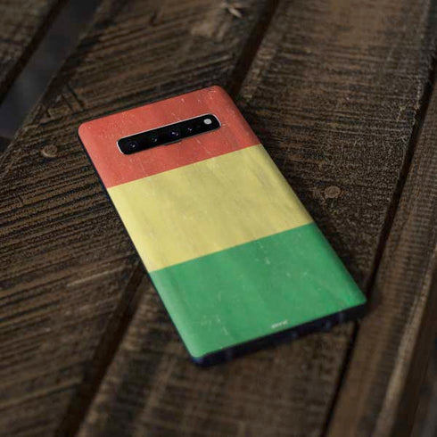 Bolivia Flag Distressed Galaxy S10 Skin