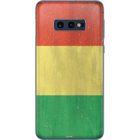 Bolivia Flag Distressed Galaxy S10e Skin