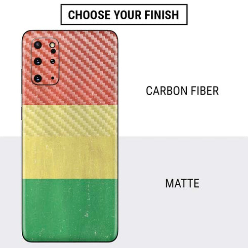 Bolivia Flag Distressed Galaxy S20 Plus Skin