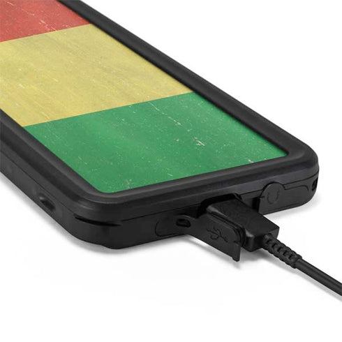 Bolivia Flag Distressed Galaxy S20 Plus Waterproof Case