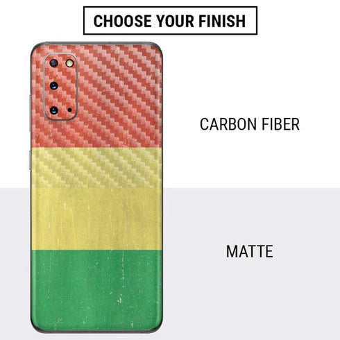 Bolivia Flag Distressed Galaxy S20 Skin