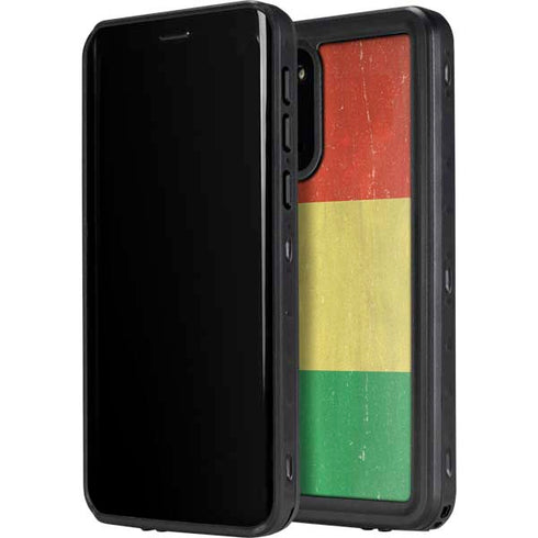 Bolivia Flag Distressed Galaxy S20 Waterproof Case
