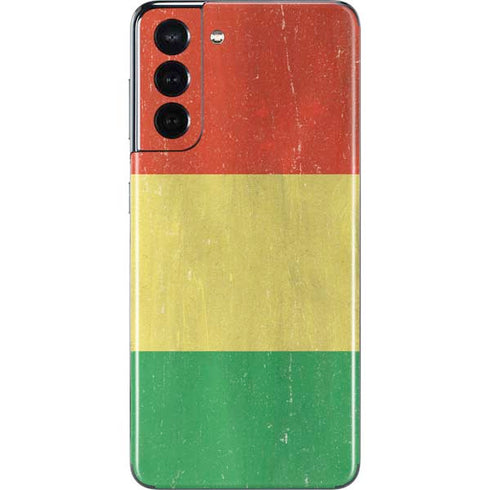 Bolivia Flag Distressed Galaxy S21 5G Skin