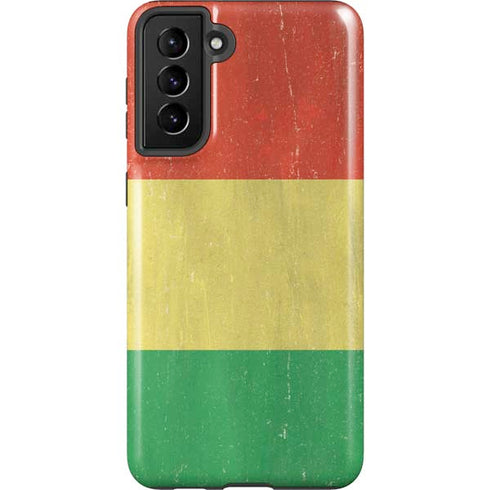 Bolivia Flag Distressed Galaxy S21 Plus 5G Pro Case