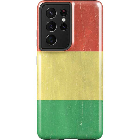 Bolivia Flag Distressed Galaxy S21 Ultra 5G Pro Case