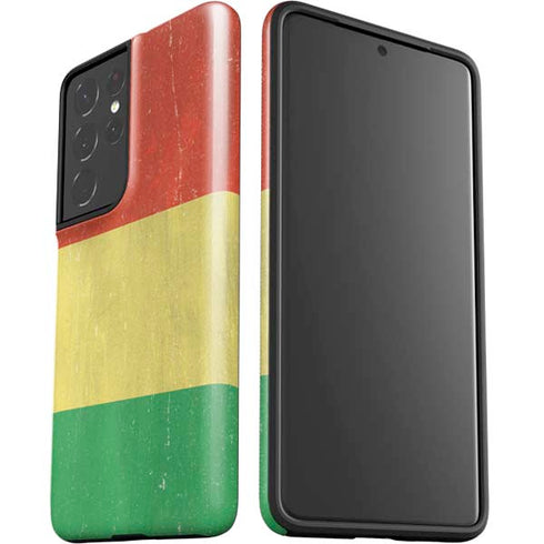 Bolivia Flag Distressed Galaxy S21 Ultra 5G Pro Case