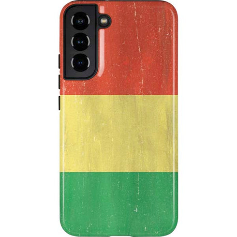 Bolivia Flag Distressed Galaxy S22 Plus Pro Case
