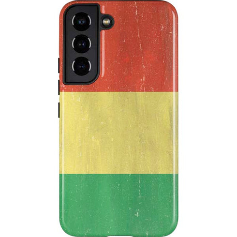 Bolivia Flag Distressed Galaxy S22 Pro Case