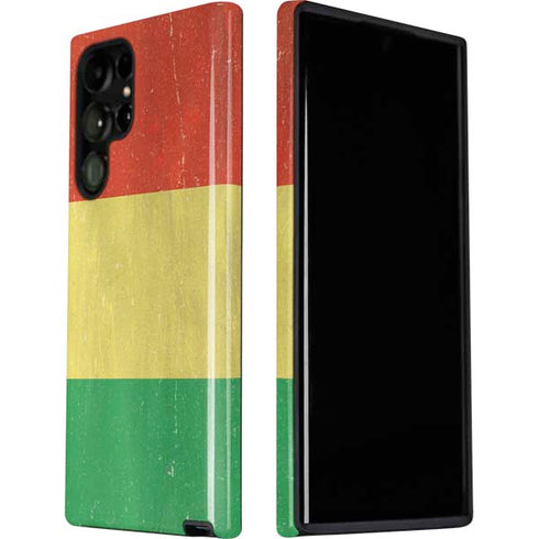 Bolivia Flag Distressed Galaxy S22 Ultra Pro Case