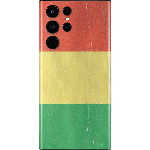 Bolivia Flag Distressed Galaxy S22 Ultra Skin